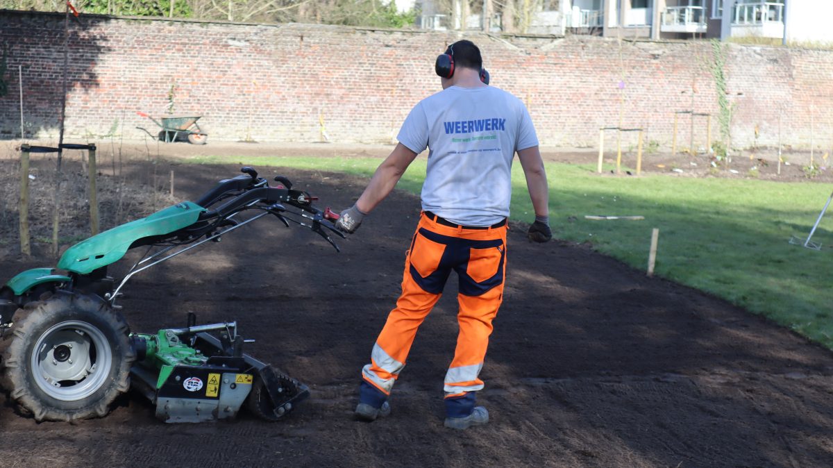 Van stage naar een job bij de groenafdeling van Weerwerk